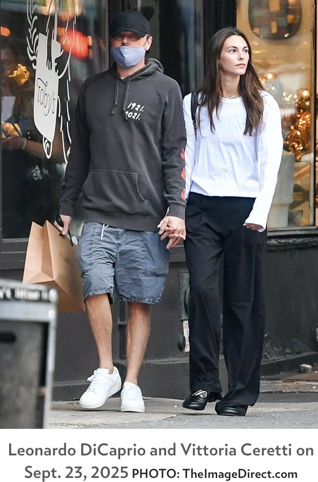 Spotted: A Disguised Leonardo DiCaprio with Girlfriend Vittoria Cerretti