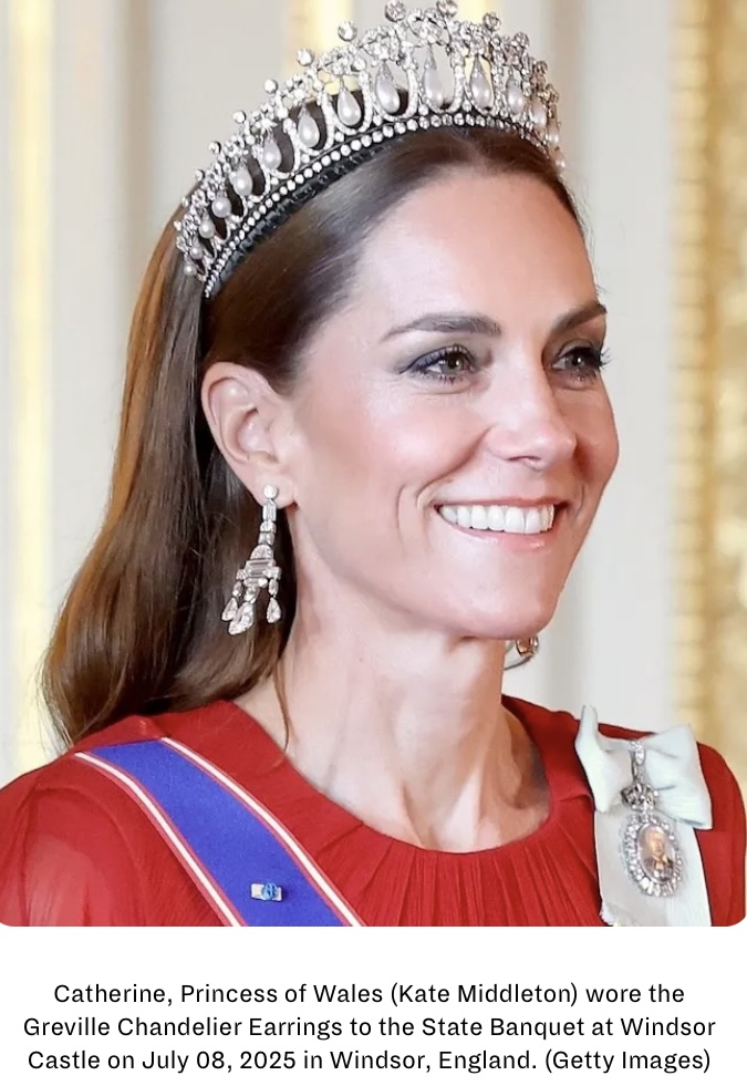 Princess Kate Middleton Jewelry Collection